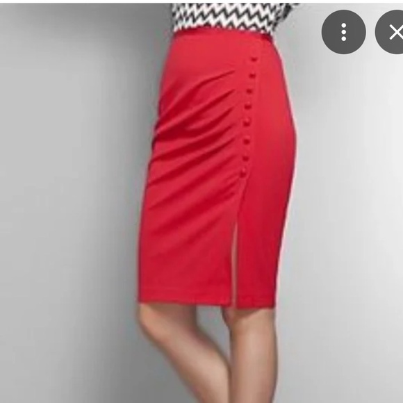 New York & Company Accent Pink Tailored Blazer Skirt Suit - Picture 16 of 16